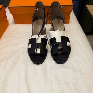 Hermes Black Women's Heels Wedge